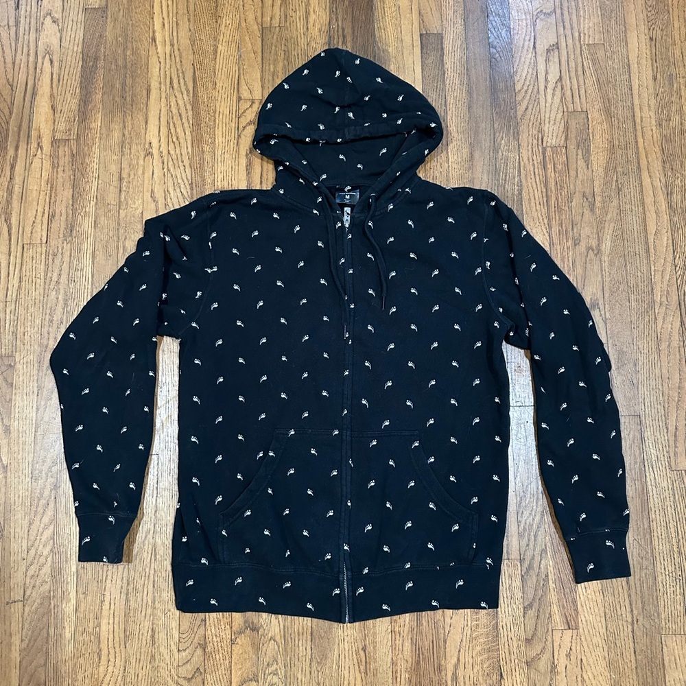 Insomniac Unisex Zip Up Hoodie M